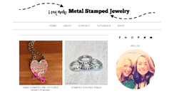 Desktop Screenshot of icanmakemetalstampedjewelry.com
