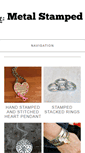Mobile Screenshot of icanmakemetalstampedjewelry.com